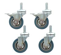 4pcs Roulettes Mini Meubles Pivotantes Auto-adhésives pour Chariot