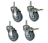 4pcs Roulettes Mini Meubles Pivotantes Auto-adhésives pour Chariot