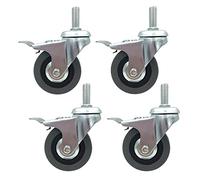 4pcs Roulettes Mini Meubles Pivotantes Auto-adhésives pour Chariot