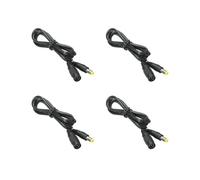 4pièces 5.5mm X 2.1mm Connecteur Male Femelle A Femelle Cable de Rallonge Cable Longueur Du Connecteur Du Cable: 1.2 M