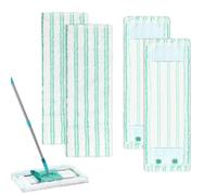 4Pièces Serpillères de Rechange 47x17cm pour Leifheit Profi XL Micro Duo