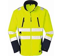 4PROTECT Pari d'avertissementrsVeste softshell Pittsburgh Jaune fluo/Navy XXL
