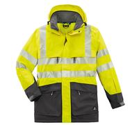 4PROTECT Parka de sécurité Tampa jaune vif/gris 6XL