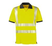 4PROTECT Polo de sécurité Orlando jaune vif/gris 5XL