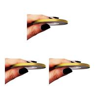 4R Quattroerre.it 10450 Trim Stripes Bandes Adhésives pour Voitures, Or, 3 mm x 10 MT, Paquet de 3