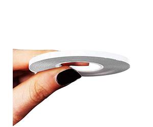 4R Quattroerre.it 10452 Trim Stripes Bandes Adhésives pour Voitures, Blanc, 3 mm x 10 MT