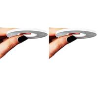 4R Quattroerre.it 10452 Trim Stripes Bandes Adhésives pour Voitures, Blanc, 3 mm x 10 MT (Lot de 2)