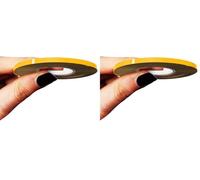 4R Quattroerre.it 10455 Trim Stripes Bandes Adhésives pour Voitures, Jaune, 3 mm x 10 MT (Lot de 2)