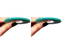 4R Quattroerre.it 10457 Trim Stripes Bandes Adhésives pour Voitures, Vert Petronas, 3 mm x 10 MT (Lot de 2)