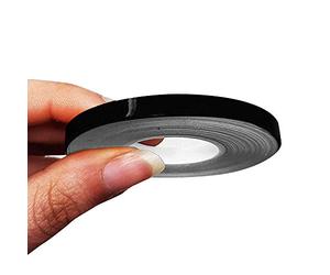 4R Quattroerre.it 10468 Trim Stripes Bandes Adhésives pour Voitures, Noir, 5 mm x 10 MT
