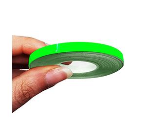 4R Quattroerre.it 10477 Trim Stripes Bandes Adhésives pour Voitures, Vert Fluorescent, 5 mm x 10 MT