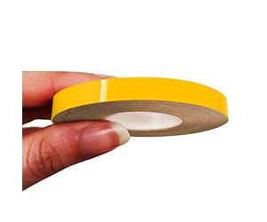 4R Quattroerre.it 10483 Trim Stripes Bandes Adhésives pour Voitures, Jaune, 7 mm x 10 MT
