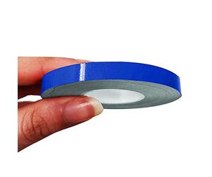 4R Quattroerre.it 10484 Trim Stripes Bandes Adhésives pour Voitures, Bleu, 7 mm x 10 MT