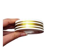 4R Quattroerre.it 10520 Trim Stripes Bandes Adhésives Triples pour Voitures, Or, 3F 16 mm x 10 MT