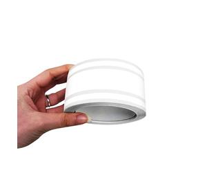 4R Quattroerre.it 10532 Trim Stripes Bandes Adhésives Triples pour Voitures, Blanc, 3F 50 mm x 10 MT