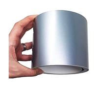 4R Quattroerre.it 10543 Trim Stripes Bandes Adhésives pour Voitures, Argent, 100 mm x 10 MT