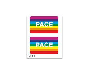 4R Quattroerre.it 6017 Sticker Pace 10 x 12 cm