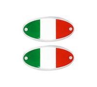 4R Quattroerre.it Adhésif 3D Ovals Italie, Lot de 2, 56 x 28 mm
