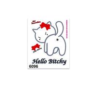 4R Quattroerre.it Adhésif Hello Bitchy, 10 x 12 cm