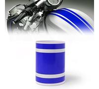 4R Quattroerre.it Bandes Adhésives Triples de Course pour Motos, Bleu, 120 mm x 2 MT