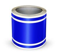 4R Quattroerre.it Bandes Adhésives Triples de Course pour Voitures, Bleu, 120 mm x 5 MT