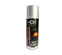 4R Quattroerre.it HQS Bombe de peinture en aérosol haute température en aluminium mat 400 ml