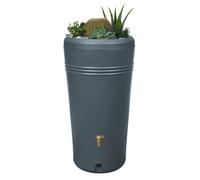 4rain AZURA 2in1 récupérateur d'eau de pluie 230 L, gris graphite In ac de plantation