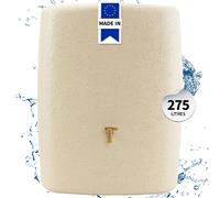 4rain Cuve murale TERRA 275 L sable avec robinet PE imitation laiton