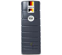 4rain SLIM Réservoir Mural 650 L, gris graphite
