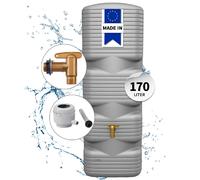 4rain Réservoir Mural QUADRO 170 L, gris béton in qua Quick & Automate de Remplissage