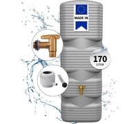 4rain Réservoir Mural QUADRO 170 L, gris béton in qua Quick & Automate de Remplissage