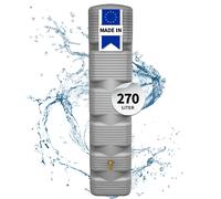 4rain Réservoir Mural QUADRO 270 L, gris béton avec Aqua-Quick