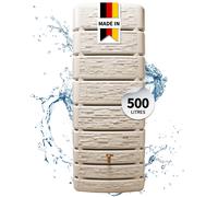 4rain SLIM STONE DÉCOR Réservoir Mural 500 L, sable beige