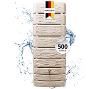 4rain Réservoir mural SLIM STONE DÉCOR – 500 L – sable beige