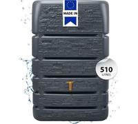 4rain SLIM STONE DÉCOR Réservoir Mural 510 L, gris graphite