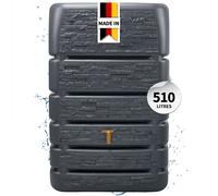 4rain SLIM STONE DÉCOR Réservoir Mural 510 L, gris graphite