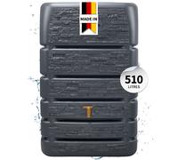 4rain SLIM STONE DECOR réservoir mural 510 litres gris graphite