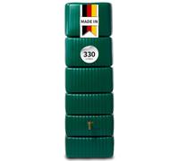 4rain SLIM Réservoir Mural 330 L, vert foncé