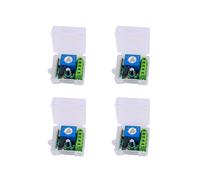 4X 12V 1CH RF Relais Récepteur 433MHz Universel Sans Fil Télécommande Commutateur 433 MHz Émetteur Bouton Module Kit de Bricolage