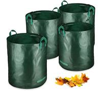 4x 272 Litres Sac de Jardin Stable | à Feuilles et Déchets Verts | Pliable, Grand, Robuste en Toile de Polypropylène 150g/m² (4x 2