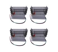 4X 27G GéNéRateur D'Ozone Purificateur D'Air O3 Tube de Quartz Ozonateur D'Air en Acier Inoxydable ÉLectrode Ozoniseur Purificateur D'Air Nettoyant