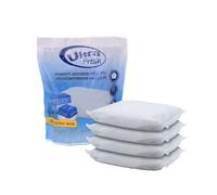 4x 450g pack de recharge pour déshumidificateur Ultra Fresh - Sachet de recharge pour déshumidificateur d'ambiance, pack de recharge pour déshumidificateur d'air, granulés blancs