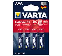 Varta Pile domestique 4703 AAA alcaline 1,5 V – 4 unités blister