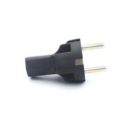 4X Adaptateur Secteur UE Vers IEC320 C13, Prise Secteur UE Mâle Vers IEC320 C13 Femelle, Prise de Conversion UE (4,8 mm) 2 Broches Vers PDU/UPS, 10 A
