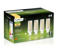 4x Ampoule LED G9 Capsule 12W = 100W 1152lm 3000K Blanc chaud 360° LUMILED