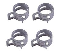 4X COLLIER DE DURITE 4MM 5MM 6MM 8MM 10MM ESSENCE CARBURANT TUYAU AUTO MOTO SCOOTER TONDEUSE MOBYLETTE SERRAGE FIXATION RESSORT (Diamètre 10 à 12mm)