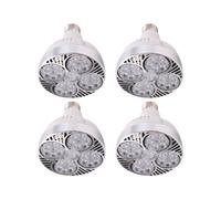 4X E27 Plante Lampe Ampoule 35W LED Plante élèvent La Lumière Complet Lumière Blanche Chaude pour Serre de Jardin Intérieur