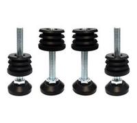 4x embout rentrant rond Ø 25 mm avec vis de réglage pied meuble chaise étagère table G