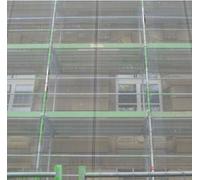 4x Filet d'échafaudage 50 g/m² 2,57m x 20m - vert