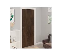 4x Films Autoadhésifs pour Portes Films Autocollants pour Meuble Mobilier Résistants à l'Humidité Opaque Chêne Foncé 210x90 cm PVC 3059643